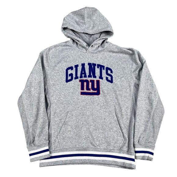 NFL Team Apparel New York Giants Grey Hoodie Sz Medium - Picture 1 of 6